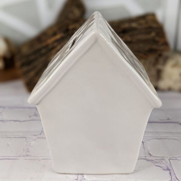 Rae Dunn RAINY DAY FUND Money Piggy Bank in Birdhouse Style Design - Picture 3 of 5